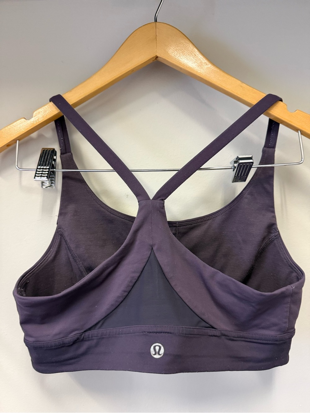 lululemon athletica Deep Plum Strappy Back Sports Bra